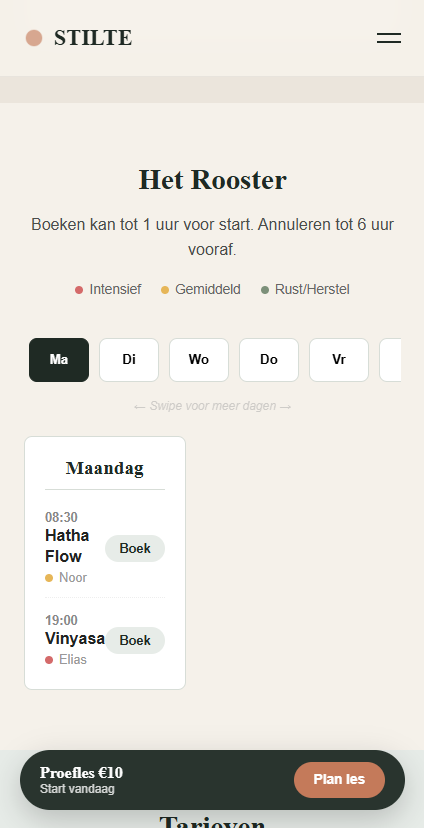Stilte rooster ontwerp